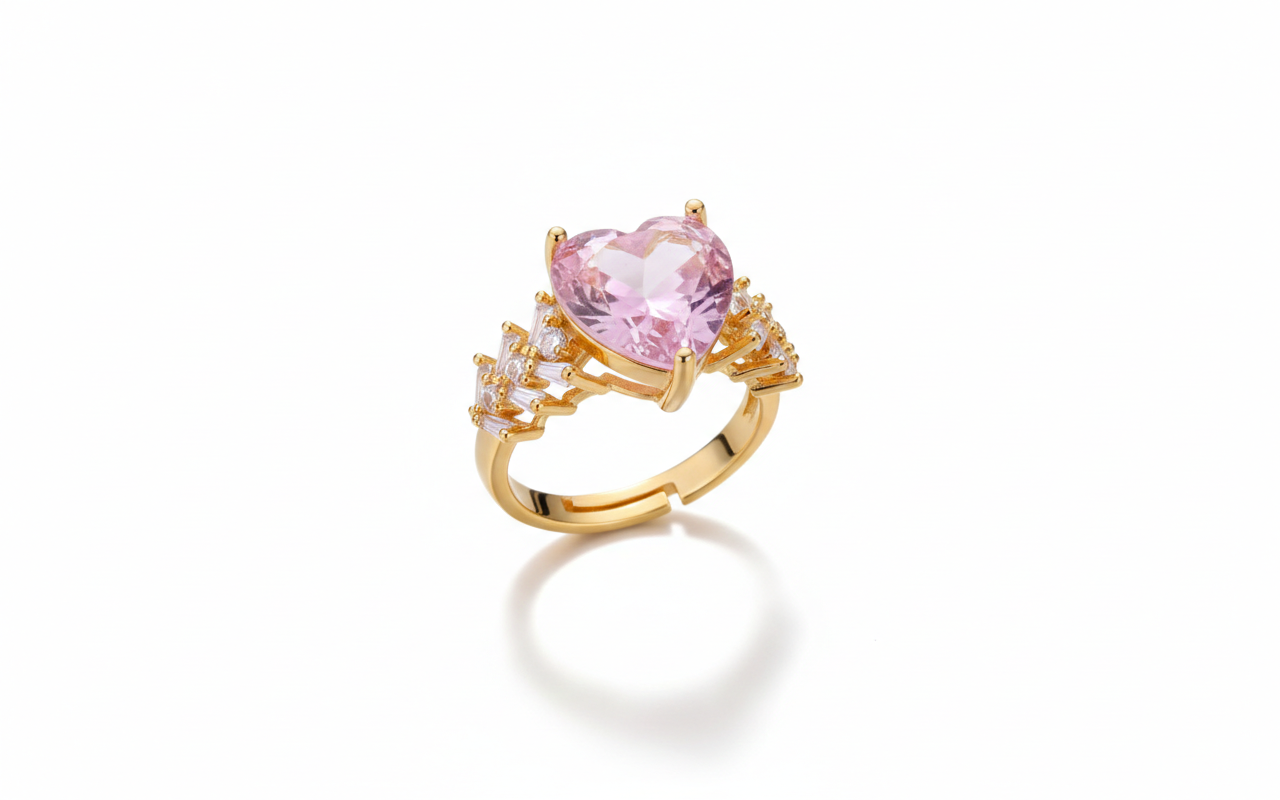Bague éclat de cœur
