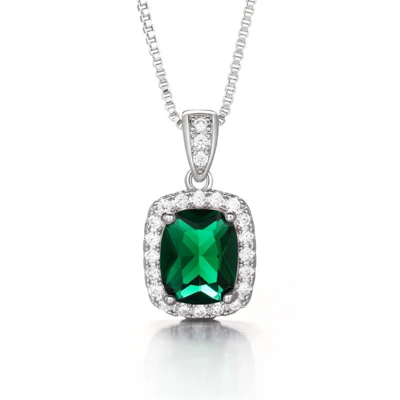 Collier Élégance Émeraude