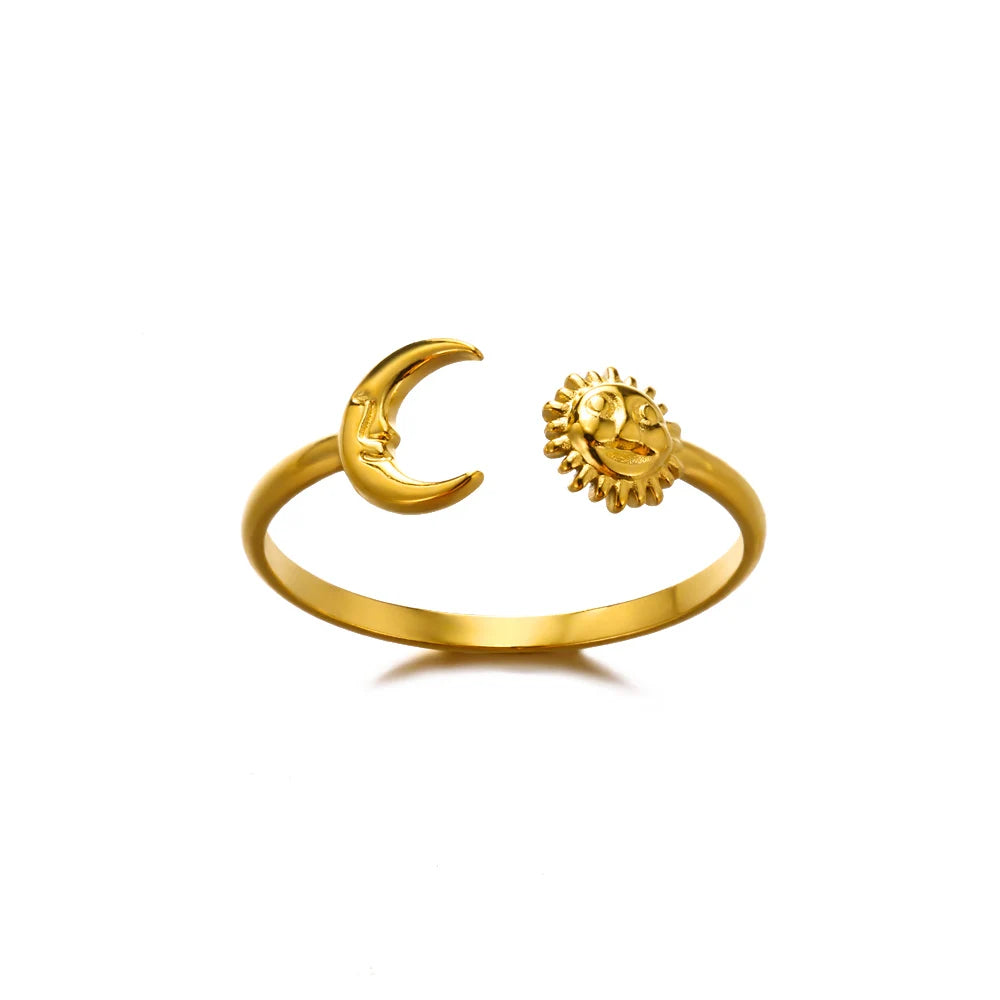 Bague Lune Soleil