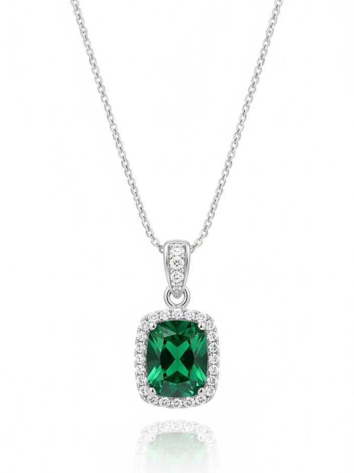 Collier Élégance Émeraude