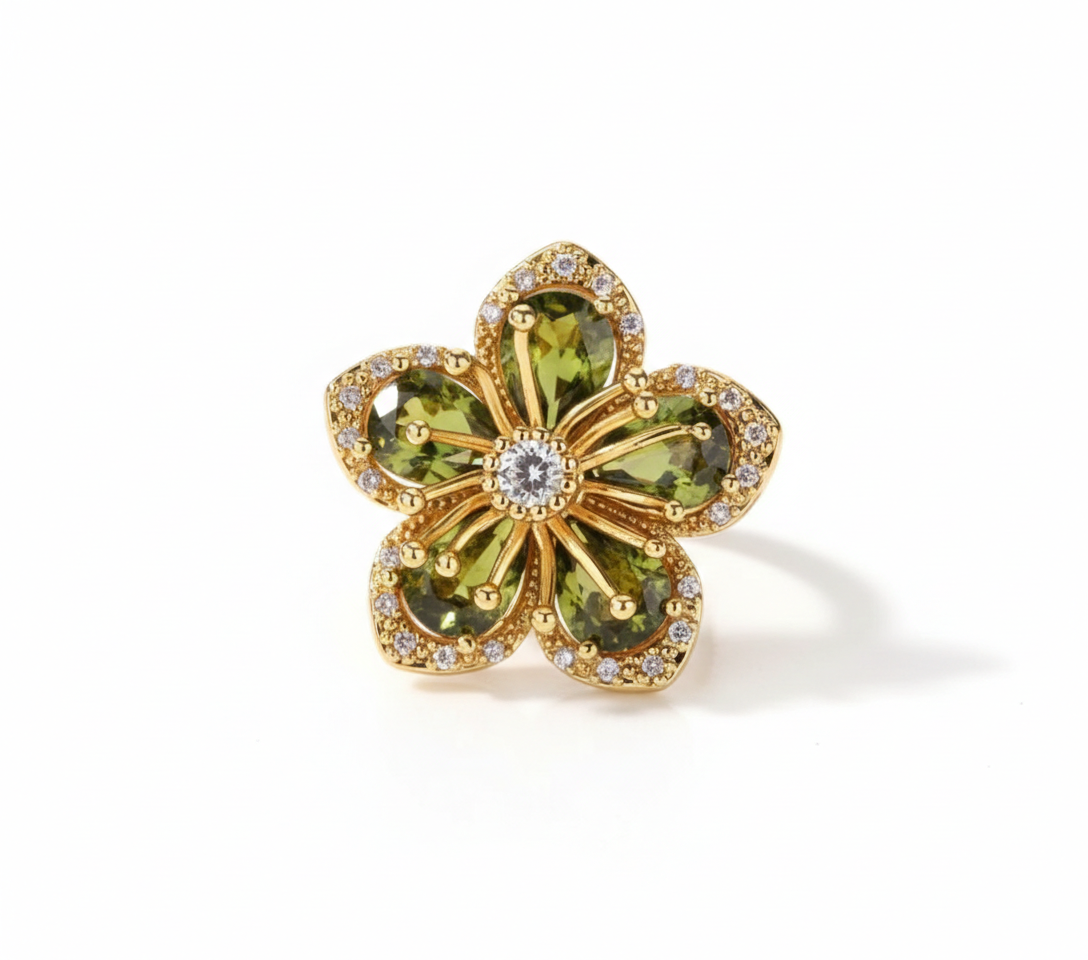 Bague Fleur d'Éclat Tourmaline