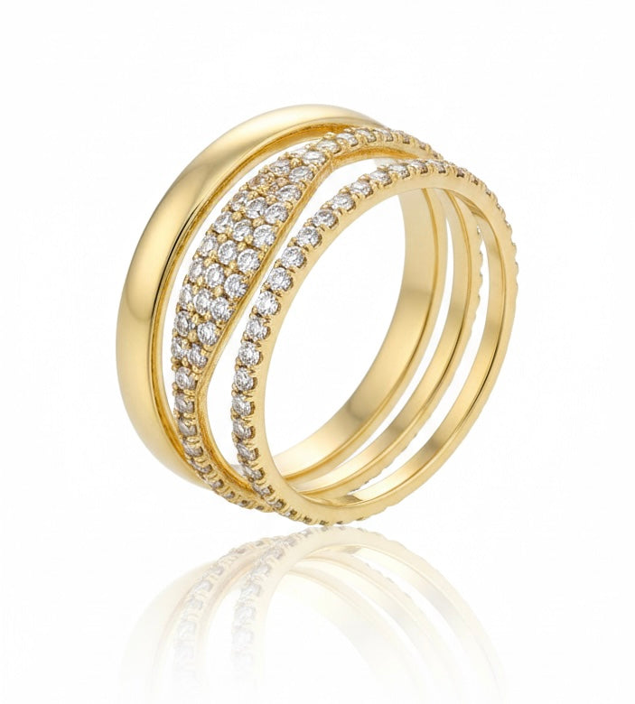 Bague Quadruple