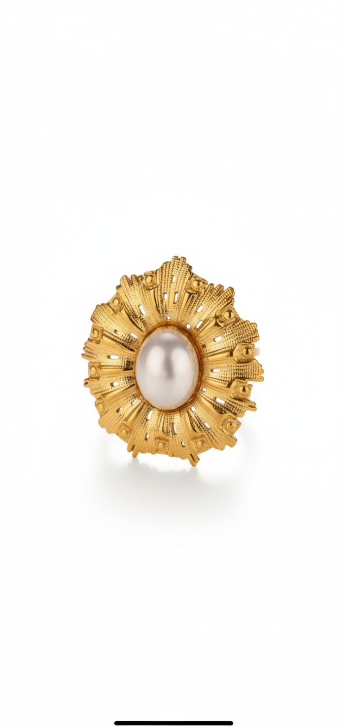 Bague éclat de perle