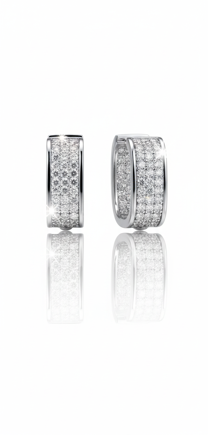 Boucle d'Oreilles Éclat Angulaire