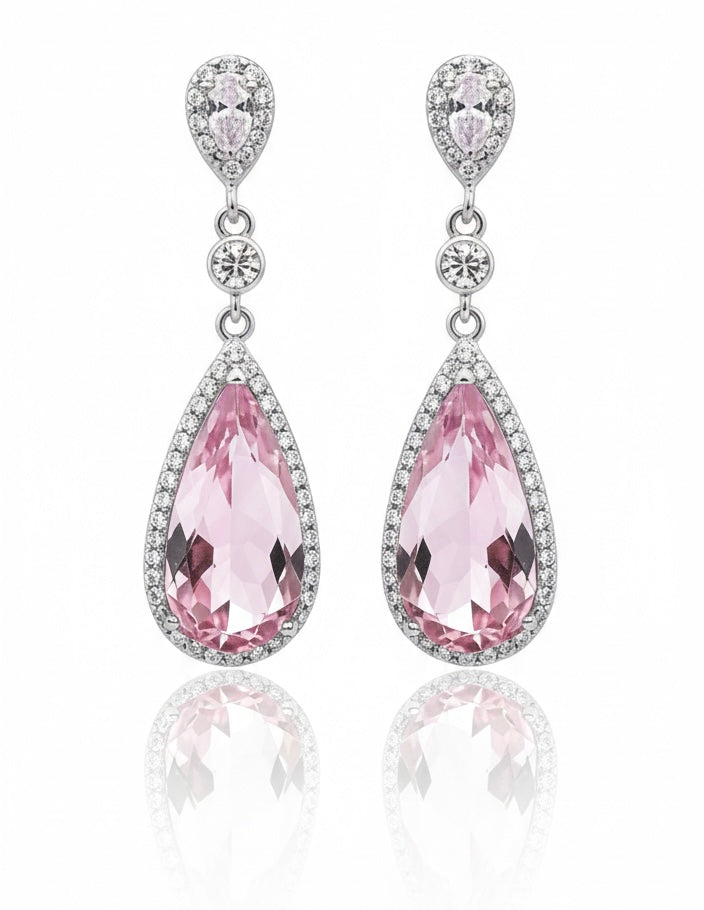 Boucles d'oreilles Quartz Aurore