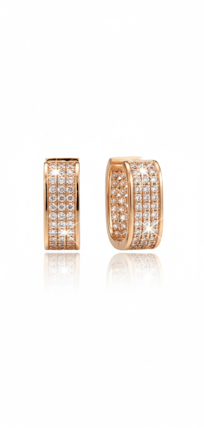 Boucle d'Oreilles Éclat Angulaire