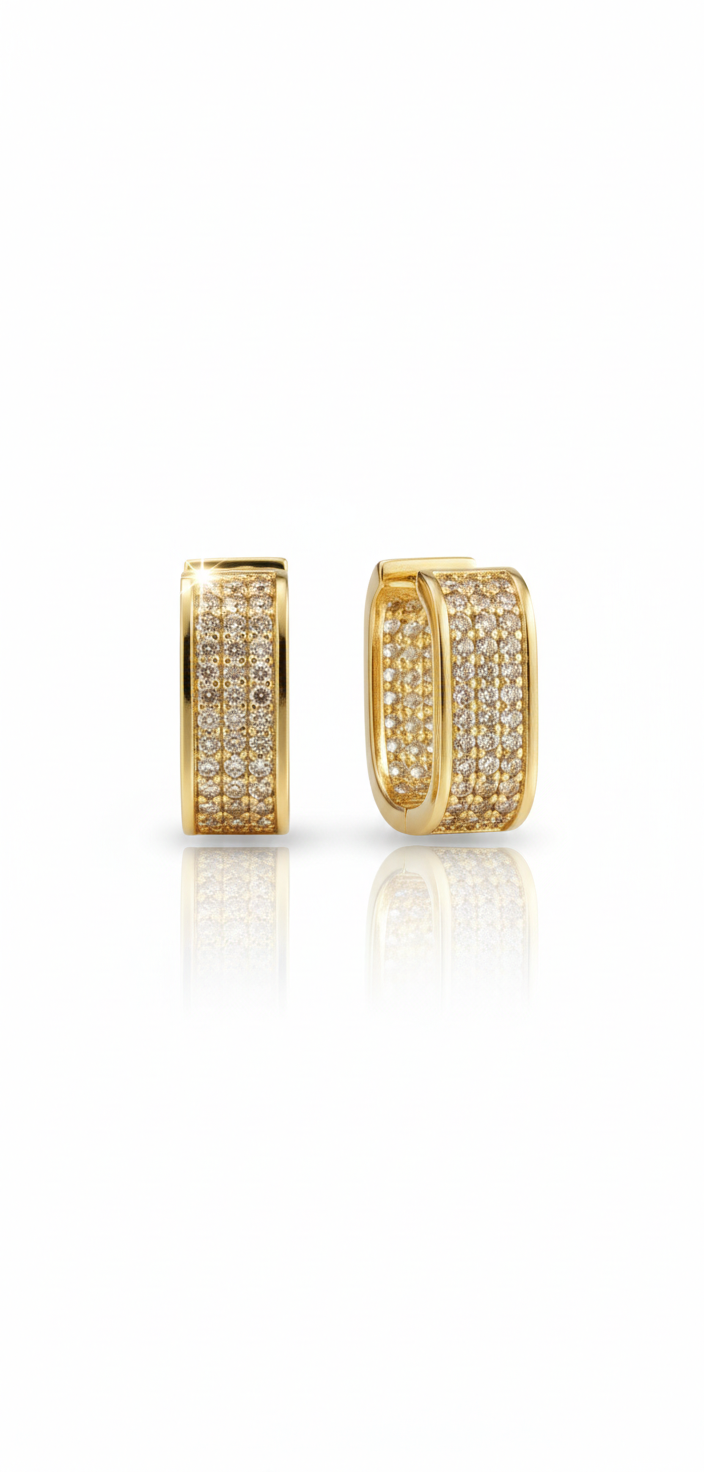 Boucle d'Oreilles Éclat Angulaire