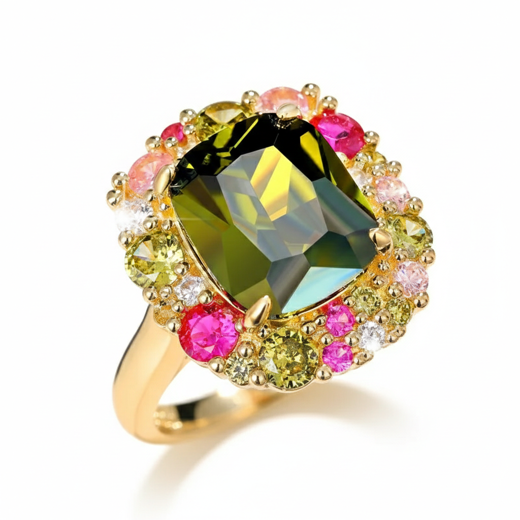 Bague Jardin d'Émeraude